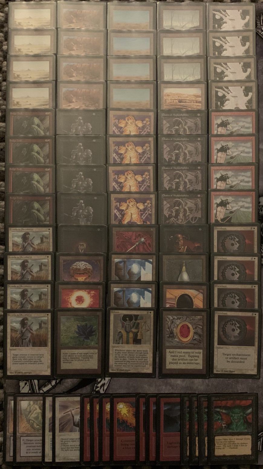 Deck Tech Chains of Mephistopheles Raging Bull